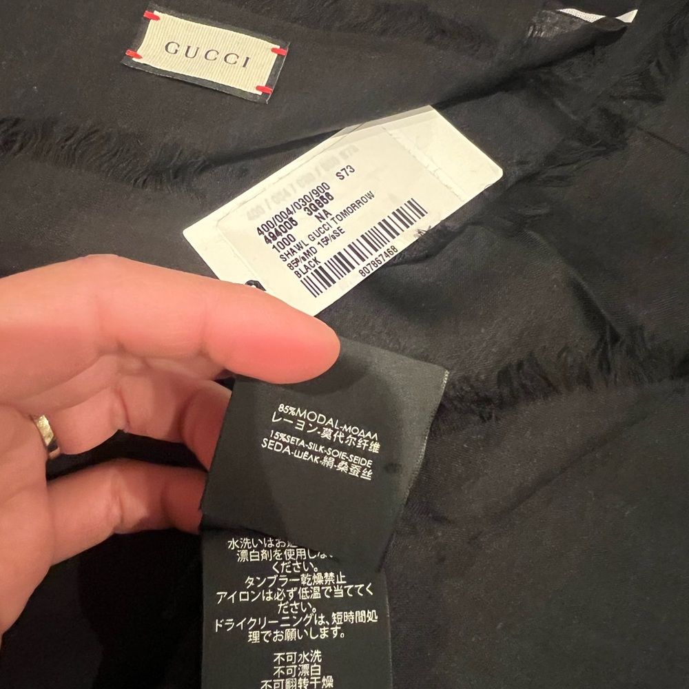 Gucci limited multicolor shawl tomorrow scarf - Picture 12 of 12